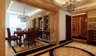 欧美风情四居室240平米38万——石家庄诚品建筑装修案例赏析